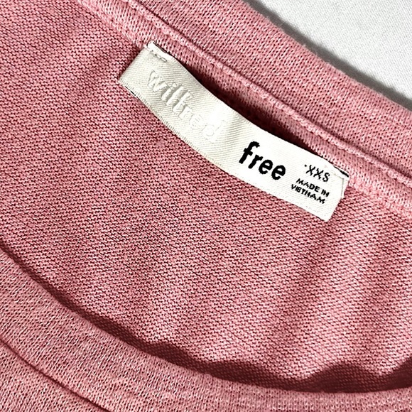 Aritzia Balletcore | Wilfred Free | Front Knot Crop Top | Host🎊Pick Sz XXS - Picture 4 of 5